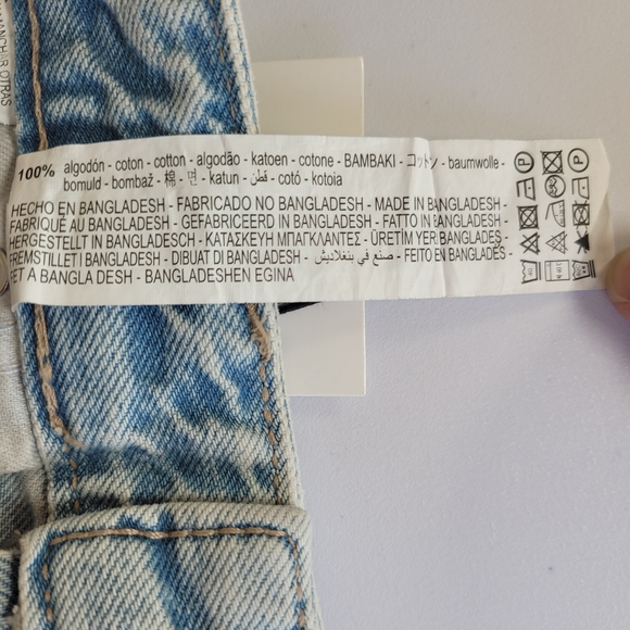 NWT ZARA Cargo Jeans with Side Zippers – Size 6 / 38 - Picture 7 of 7